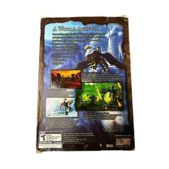 World of Warcraft PC Game Blizzard Entertainment CIB 2004 - Picture 2 of 5